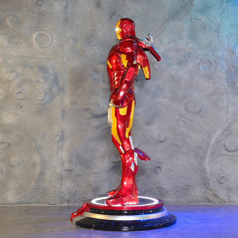 Hot Sale Life Size Iron Man Movie Action Figure Statue Sculpture Iron Man Life Size Anime Statue