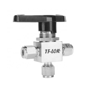 3 Way Ferrule Tee Type Ball Valve Stainless steel Reduce port Panel Mount Instrument Ball Valve 2 Inch 3000psi