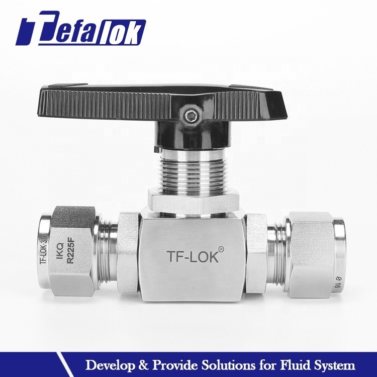 4 Way Stainless Steel Ball Valve with Handles High Pressure 1/2 Inch One Piece Ball Valve