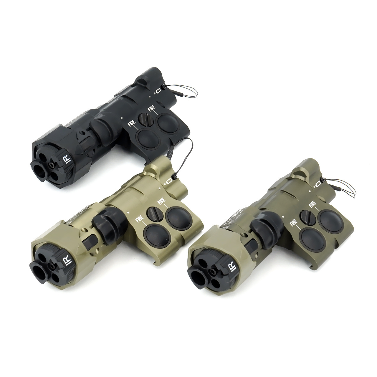 Full-featured High Power Green Laser Metal MAWL Green Tactical Laser Sight IR Laser IR illuminator LED Light