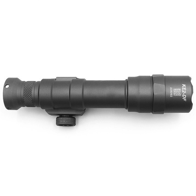 M600DF Tactical Flashlight Dual Fuel 1500 lumens LED Light With M75 Thumbscrew Mount UE07 Remote Switch Assembly