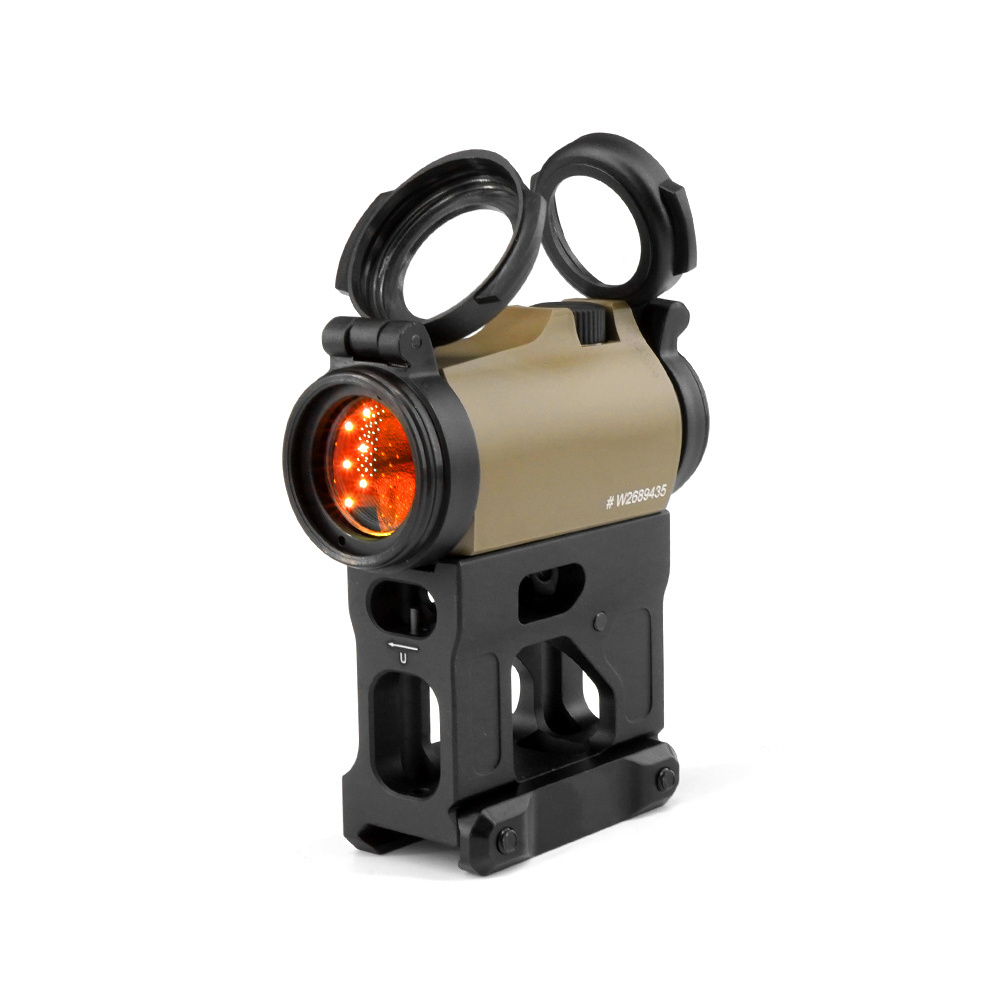 Tactical 1X22 Red Dot Reflex Sight w/Black 2.26