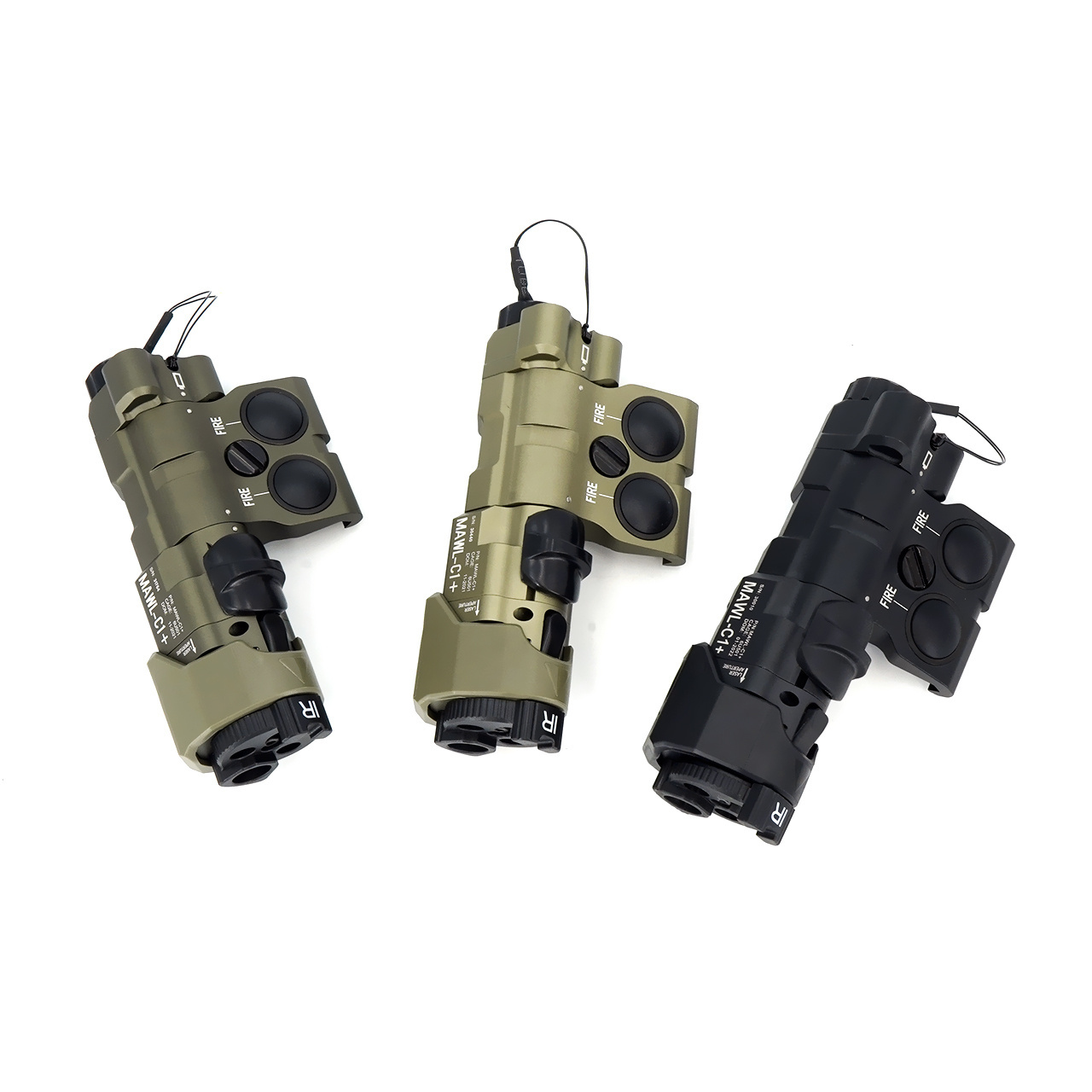 Full-featured High Power Green Laser Metal MAWL Green Tactical Laser Sight IR Laser IR illuminator LED Light