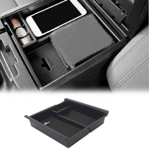 Spedking Center Control ABS Armrest Box Storage Case Tray Container For Toyota Tacoma 2016-2022 Armrest Box