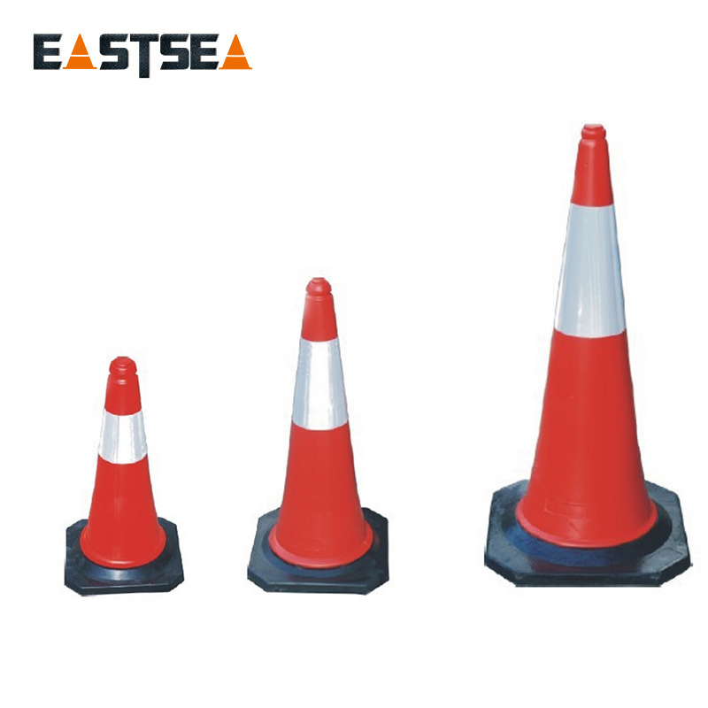 Customized Logo High Reflective Orange Traffic Cones for Road