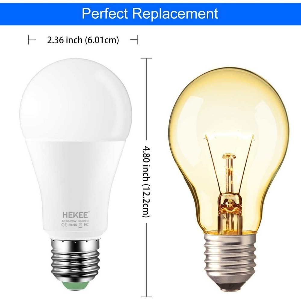 Smart Light Bulb 2.4G(Not 5G), WiFi LED RGBCW Color Changing Bulbs 2700K-6500K with White Lights Work with Alexa, Echo, Google