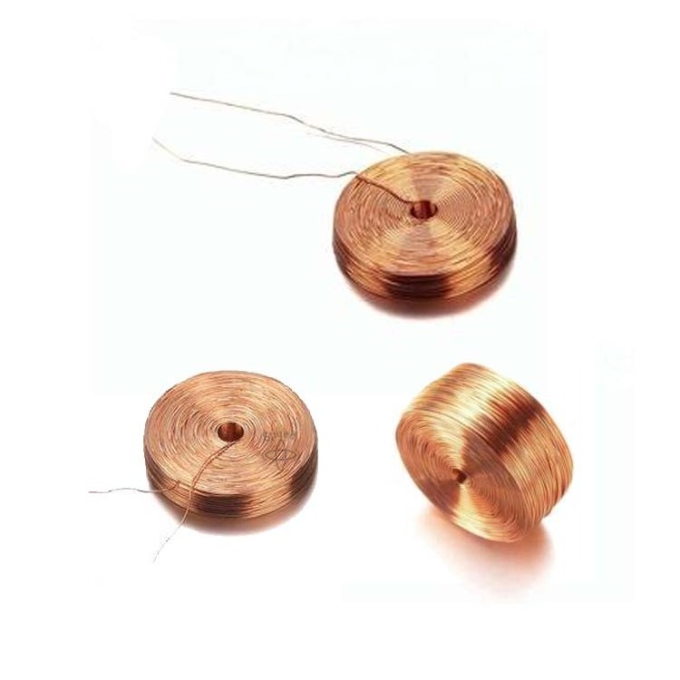 Customized custom  rfid inductance antenna electromagnetic vibrator air winded coils copper induction heating Air coil core indu