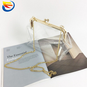 Fashion good quality crossbody sling pvc bag waterproof summer beach transparent bags for women