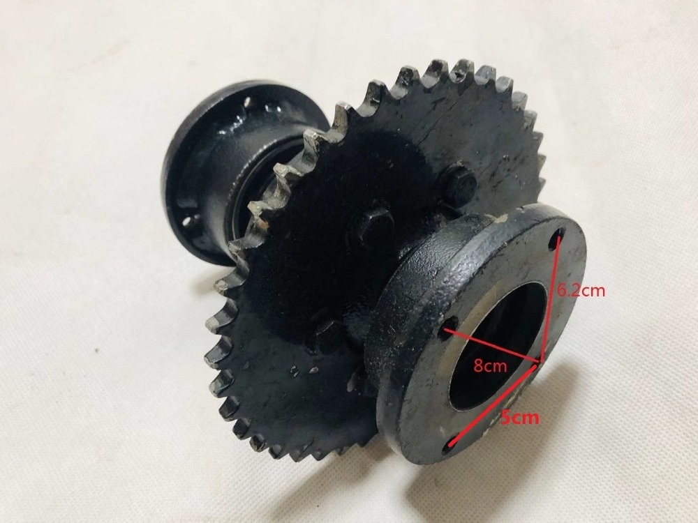 DIY Four Wheel GO KART KARTING UTV Buggy 38T Transmission Chain Sprocket ATV Rear Axle Differential