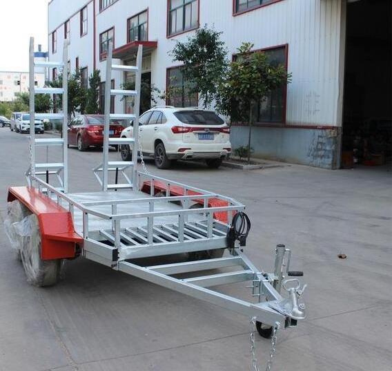 8ft canopy opening enclosed welded atv utility pantech box car wing van semi trailer 7x4 camper metal manufacturers