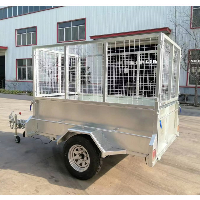 strong small car rear luggage 7x4 8x4 8x5 9x5 9x5 truck tool cargo horse box food utility semi trailer enclosed for car sale