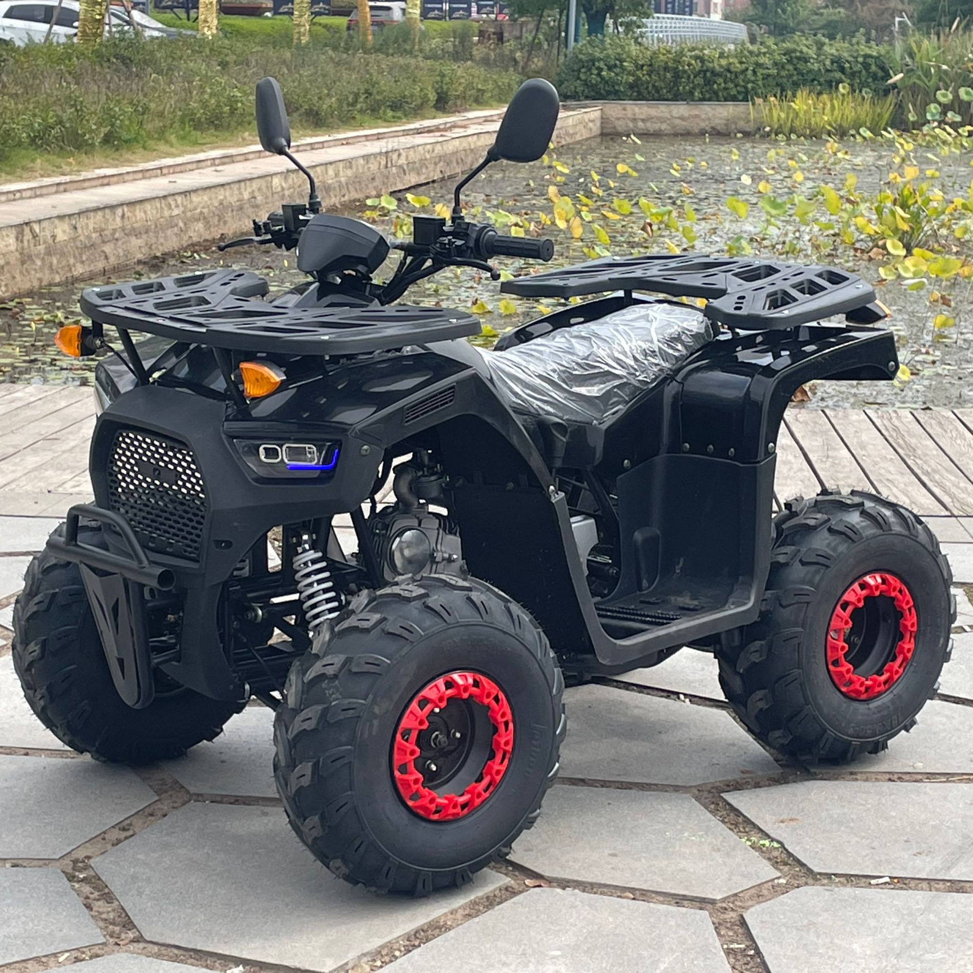 compact 800cc car cf moto 450l atv ecu gasoline 300cc 4x4 automatic quad with dumper truck