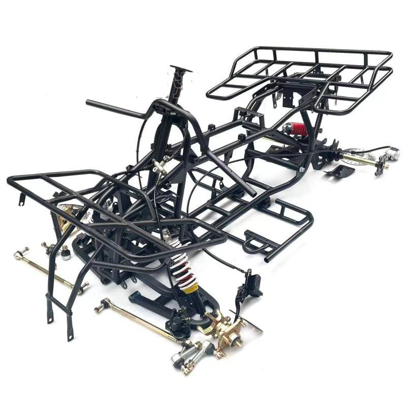 GY6 125cc 150cc Four Wheel ATV UTV Buggy Front Disc Brake Swingarms Rear Axle Body Frame Parts Chassis