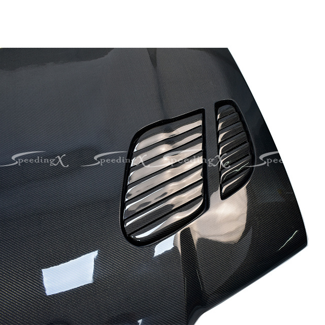 CUSTOMIZE GTR STYLE CARBON FIBER ENGINE HOOD BONNET FOR BMW 3 SERIES E36 BODY KIT