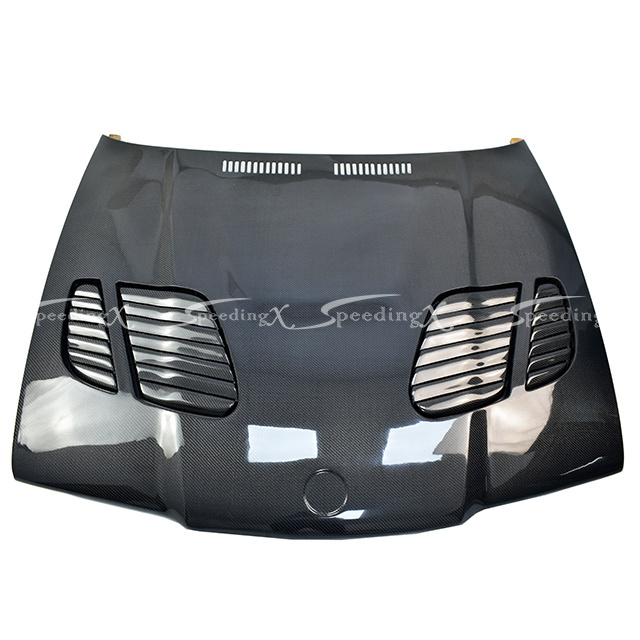 CUSTOMIZE GTR STYLE CARBON FIBER ENGINE HOOD BONNET FOR BMW 3 SERIES E36 BODY KIT