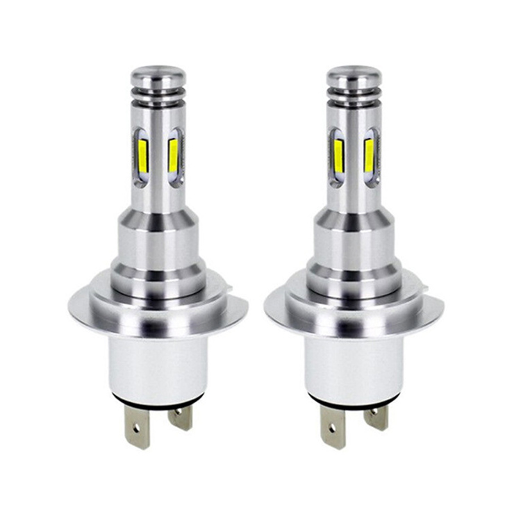 DMEX Canbus H10/9145/9140 LED Fog Light Bulbs, 4 Side LED Chip 6000K White/Blue/Yellow, 360-Degree Light Beam, Non-polarity