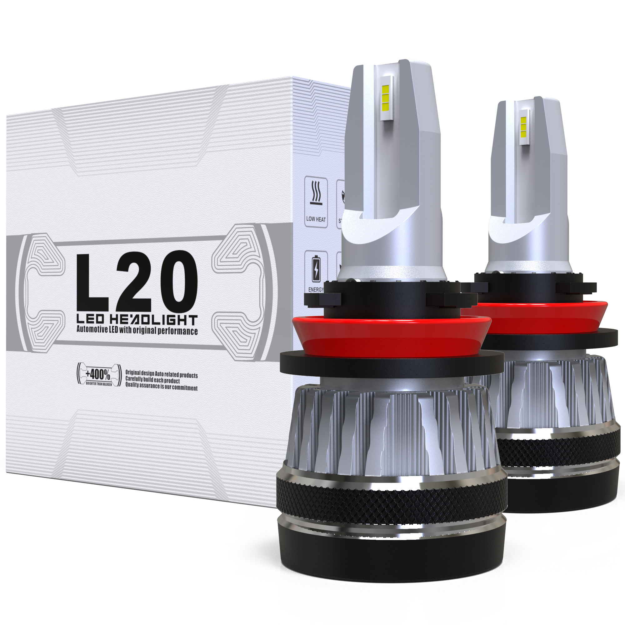 DMEX 60W 8400LM Car Haedlight H4 H7 H1 LED H8 H9 H11 4300K 5000K 6500K 8000K Auto fog Light 80W 8400LM 12V LED Bulb