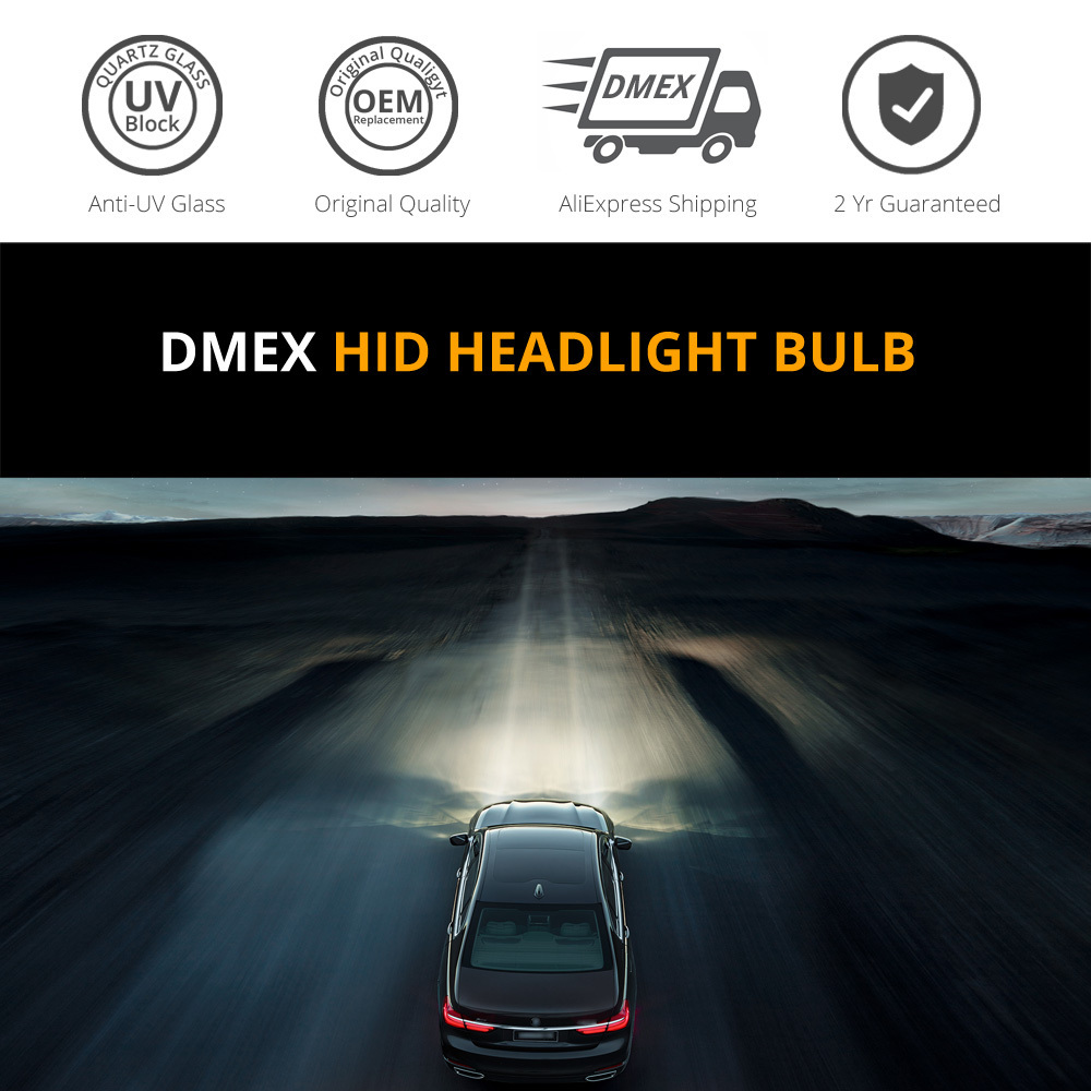 DMEX HID Xenon Bulb D1S 35W 4300K 5000K 5500K 6000K 8000K Xenon Headlight D2S D2R D3S D4S D4R D1S HID Bulbs