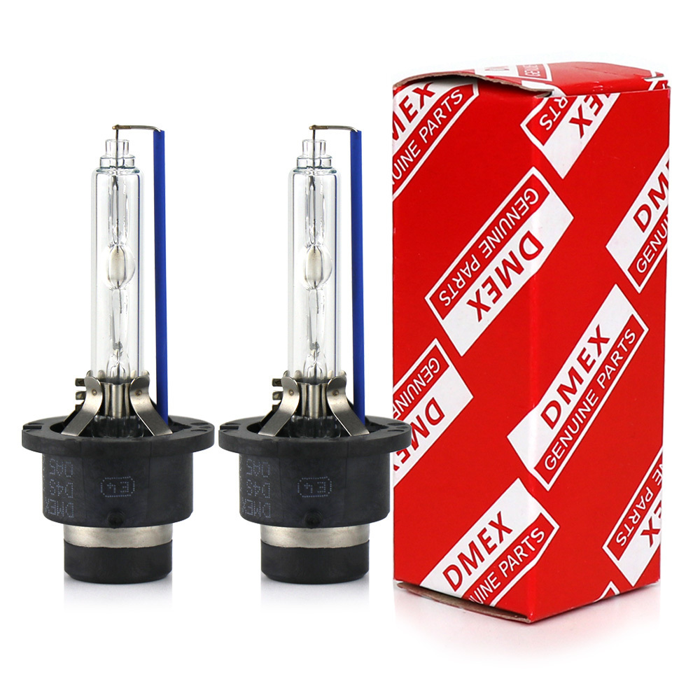 DMEX Hg Free OEM 12V Xenon D4S HID Bulbs 4300K 5000K 5500K 6000K 8000K Replacement HeadLight Bulbs