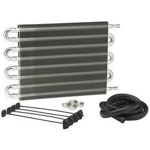 Universal 8 Row aluminum transmission Oil Cooler Kit