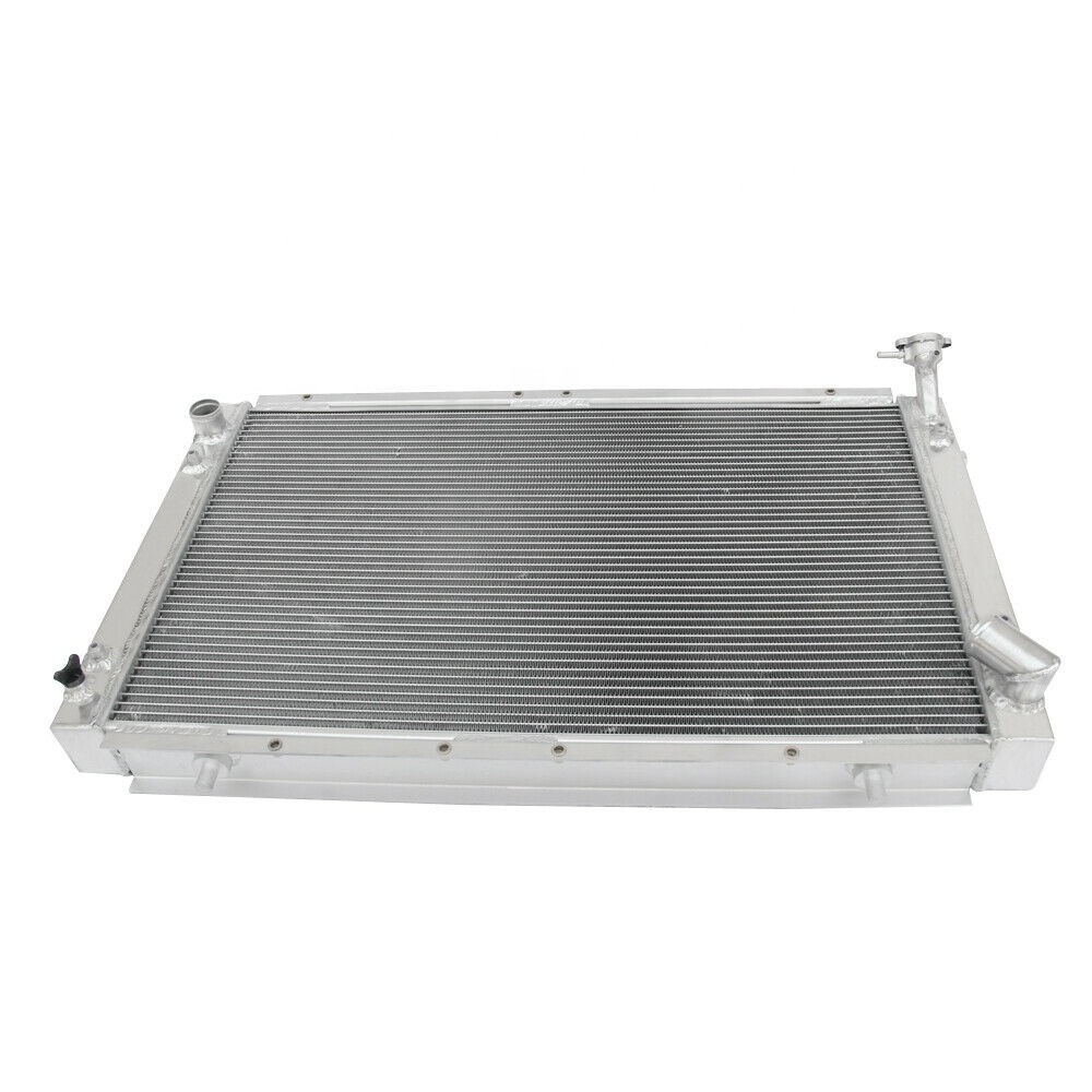 all aluminum car radiator with cap for Nissan Patrol Y60 GQ 4.2L TB42 TB42E Petrol MT 1988-1997