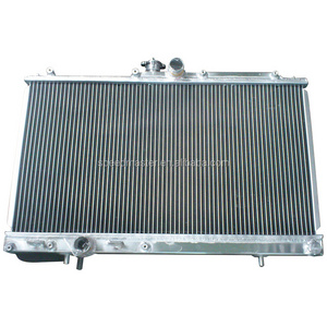 Racing All aluminum brazed radiator for MITSUBISHI EVO 7 8 9 MT