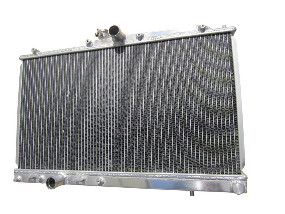 Racing All aluminum brazed radiator for MITSUBISHI EVO 7 8 9 MT