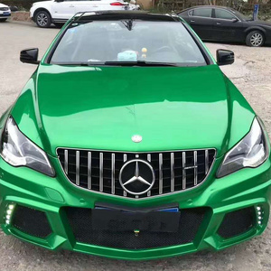 AMG Green Hell Mango Vinyl Wraps PVC glitter film  Heavy Ultra Metal Car Stickers