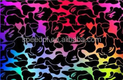 New Special Digital printing Bape Ape Design Camouflage Car Vinyl Wrapping Film