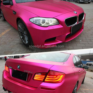 Popular Rose Pink Matte Chrome Metallic Vehicle Body Vinyl Car Wrapping Film