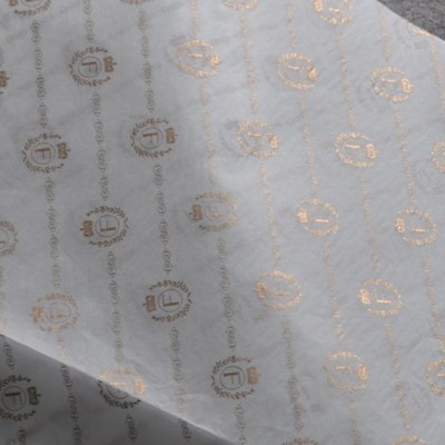 Fashionable 17gsm custom printed tissue wrapping paper gift clothes packaging tissue paper