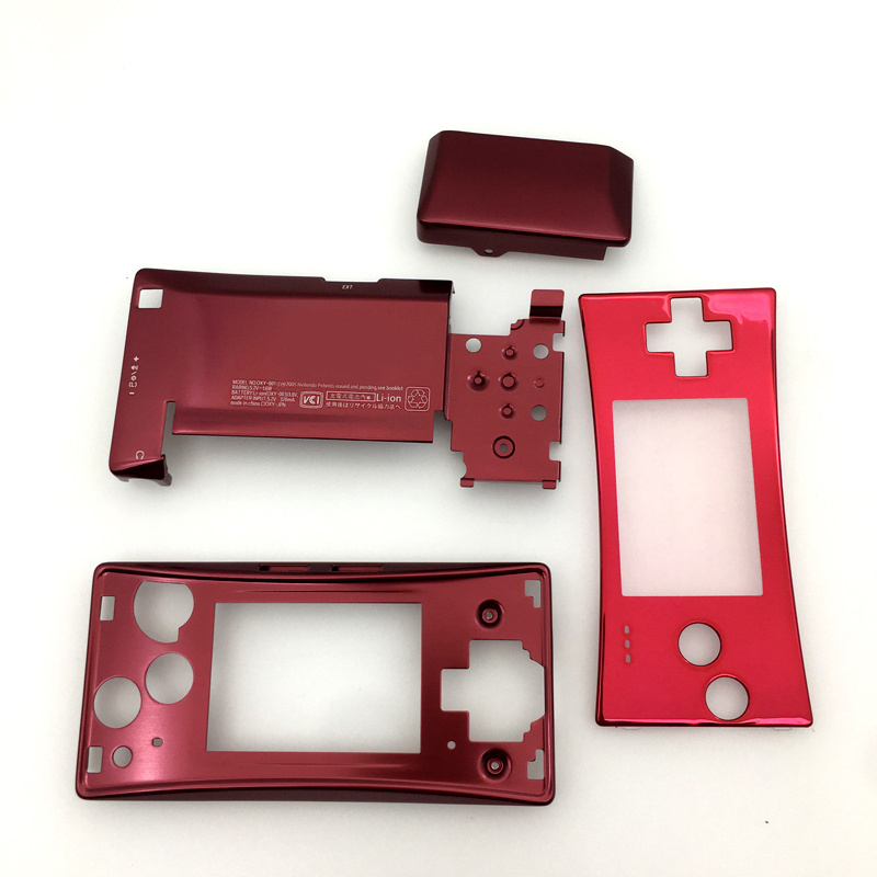 New Replacement Full Housing Shell Case Front Bottom Case Cover red for Nintendo Gameboy Micro GBM