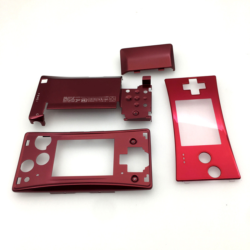 New Replacement Full Housing Shell Case Front Bottom Case Cover red for Nintendo Gameboy Micro GBM