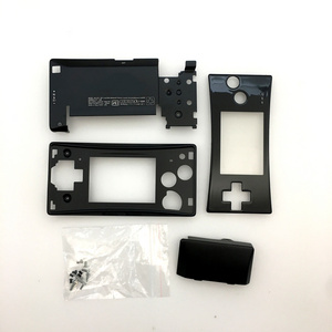 Wholesale Black Chrome Plating Full Housing Shell Case Front Bottom Case Cover for Nintendo Gameboy Micro GBM