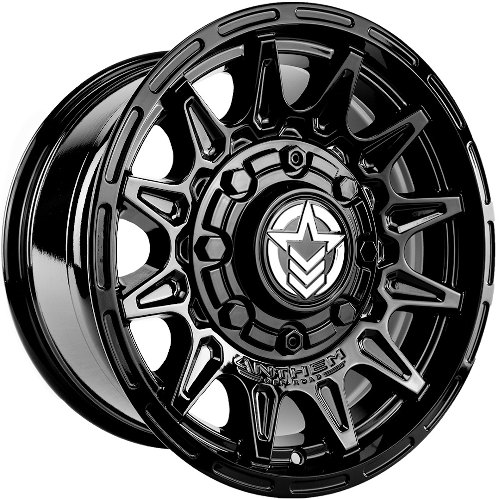 18*8J  car wheels 4x4 off road 6*139.7 alloy rims ET-44 mm black machine color