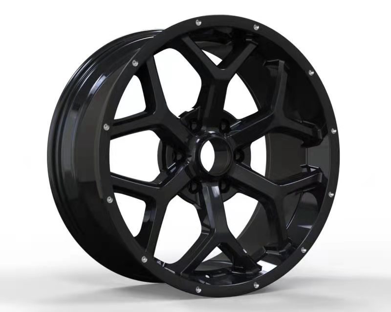 factory direct popular 18*8J 5x114.3 aluminum rims white color off road wheels