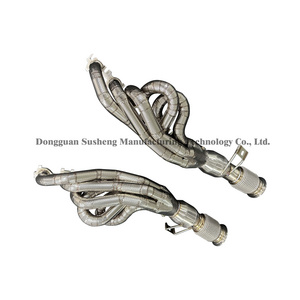 exhaust system manifold downpipe for LP550-2 LP560-4 LP570-4 5.2L V10 7007-2013 flexible exhaust pipes