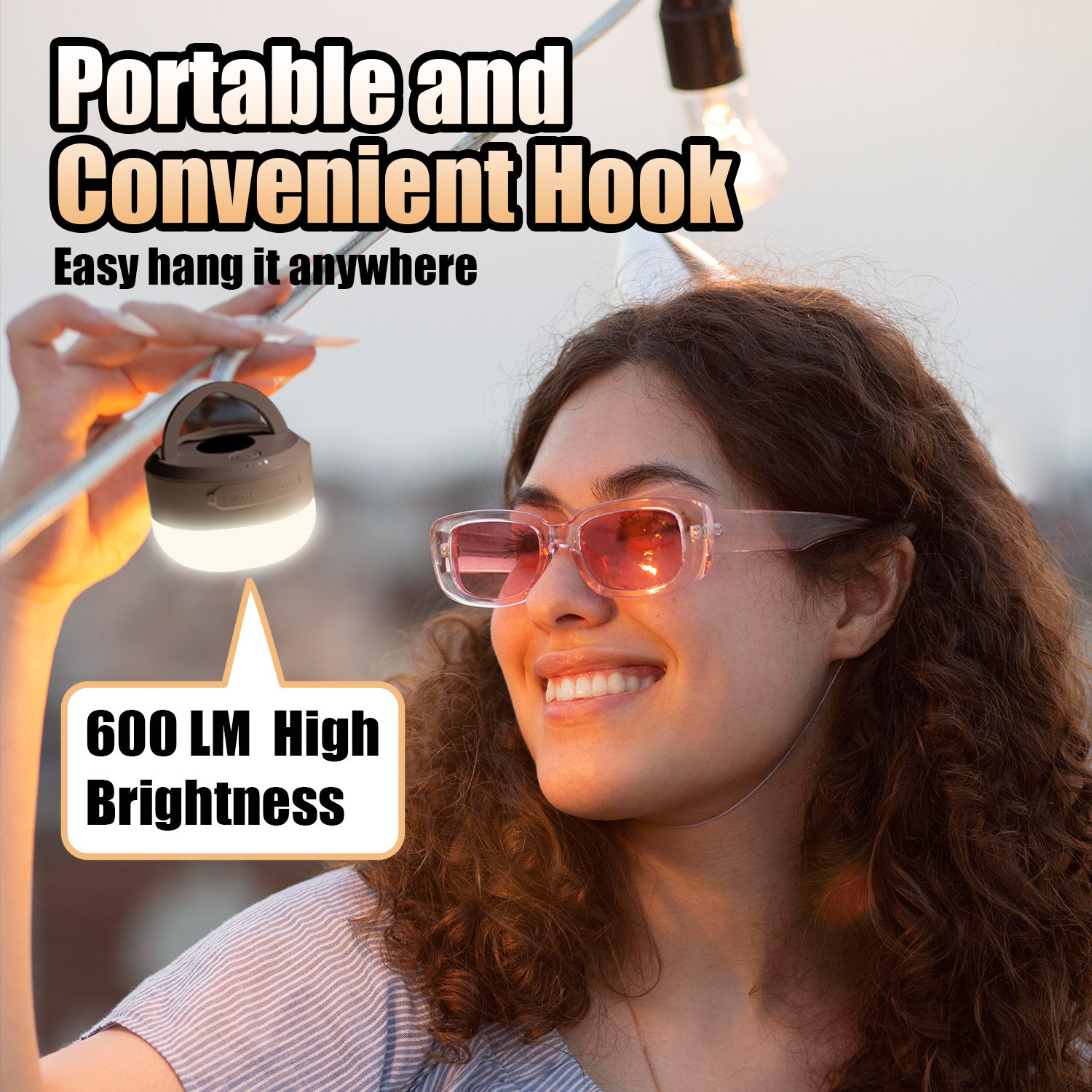 4 Lighting Mode chargeable led light camping