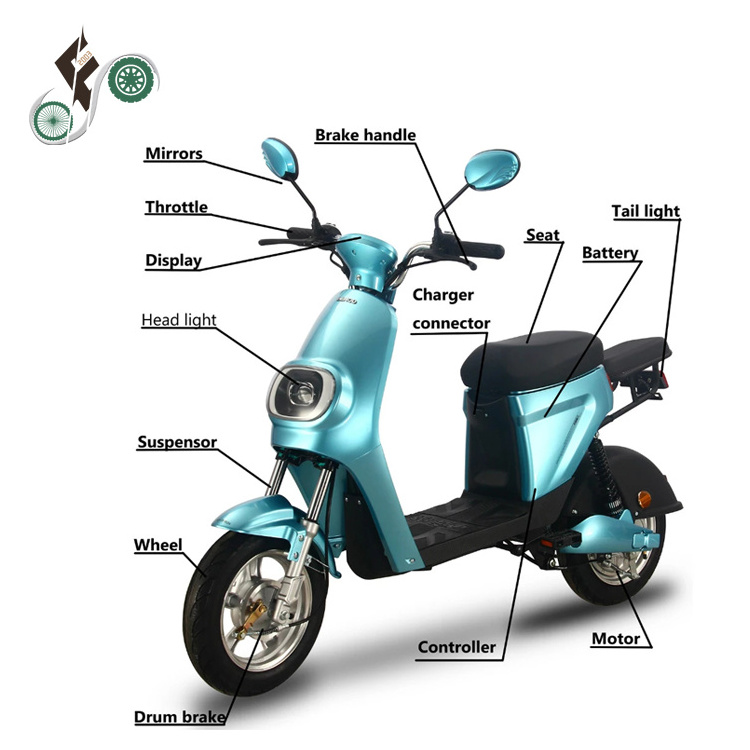 2024 Wholesale Cheap Electric Motorcycles 48V 350W E Motorcycle Scooter For Lady 20Ah Long Range City Electric Moped Bike