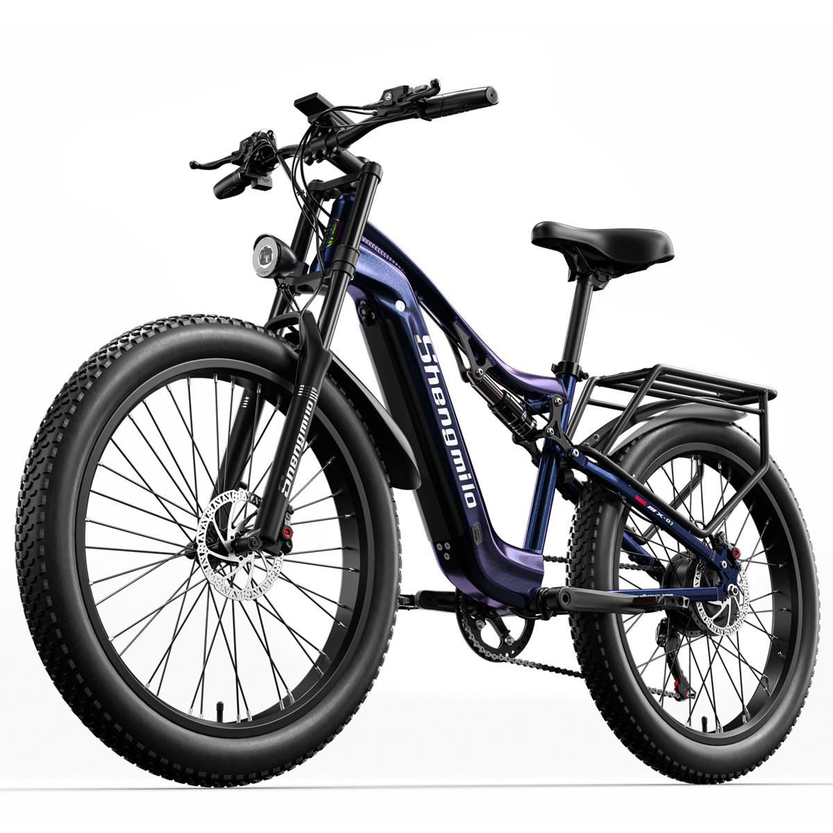 Drop Shipping EU Warehouse Shengmilo 48V 1000W Ebike 26x4 Fat Tyre 17Ah Powerful Electric Moped Bicycle Hybrid Electric Bike