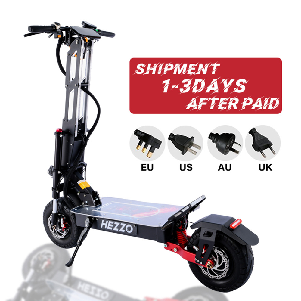 2023 HEZZO US STOCK 72V 8000W Dual Motor Powerful Electric Scooter 13