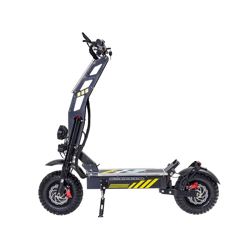 2023 HEZZO 14Inch 60V 8000W Dual Motors Fast Off Road Escooter US EU Warehouse Manufacturers 40Ah Foldable Electric Scooter