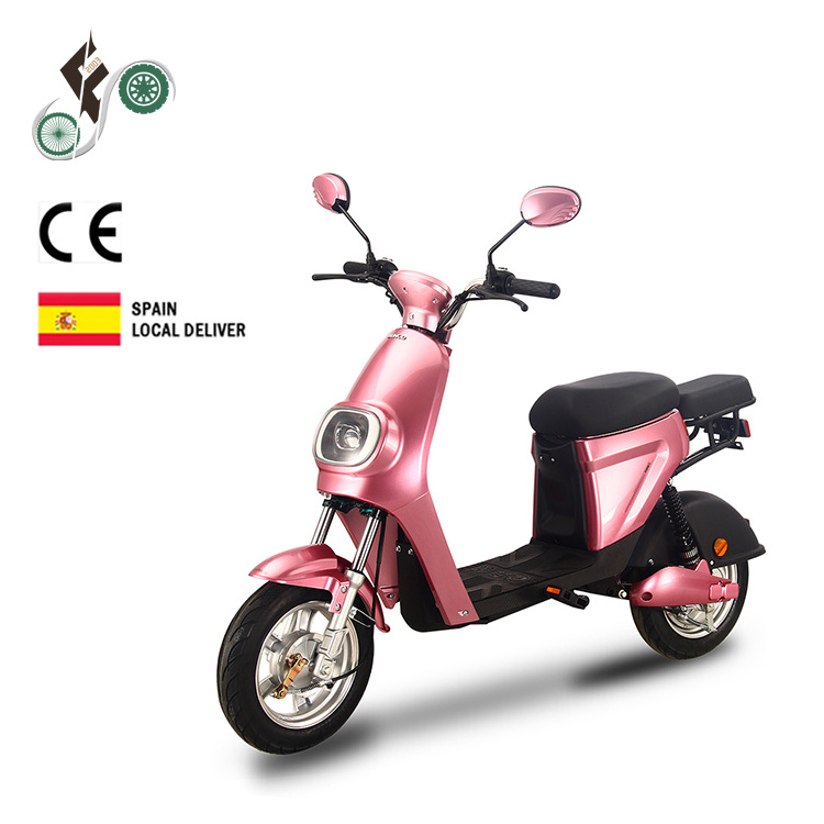 2024 Wholesale Cheap Electric Motorcycles 48V 350W E Motorcycle Scooter For Lady 20Ah Long Range City Electric Moped Bike