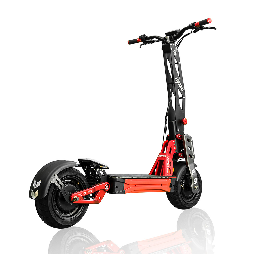 2023 HEZZO newly arrival F9 12inch Eu Us Warehouse Racing Escooter 8000w Dual Motors 40ah NFC Display Folding Electric Scooter