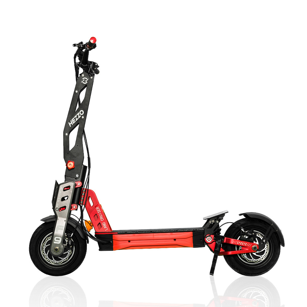 2023 HEZZO newly arrival F9 12inch Eu Us Warehouse Racing Escooter 8000w Dual Motors 40ah NFC Display Folding Electric Scooter