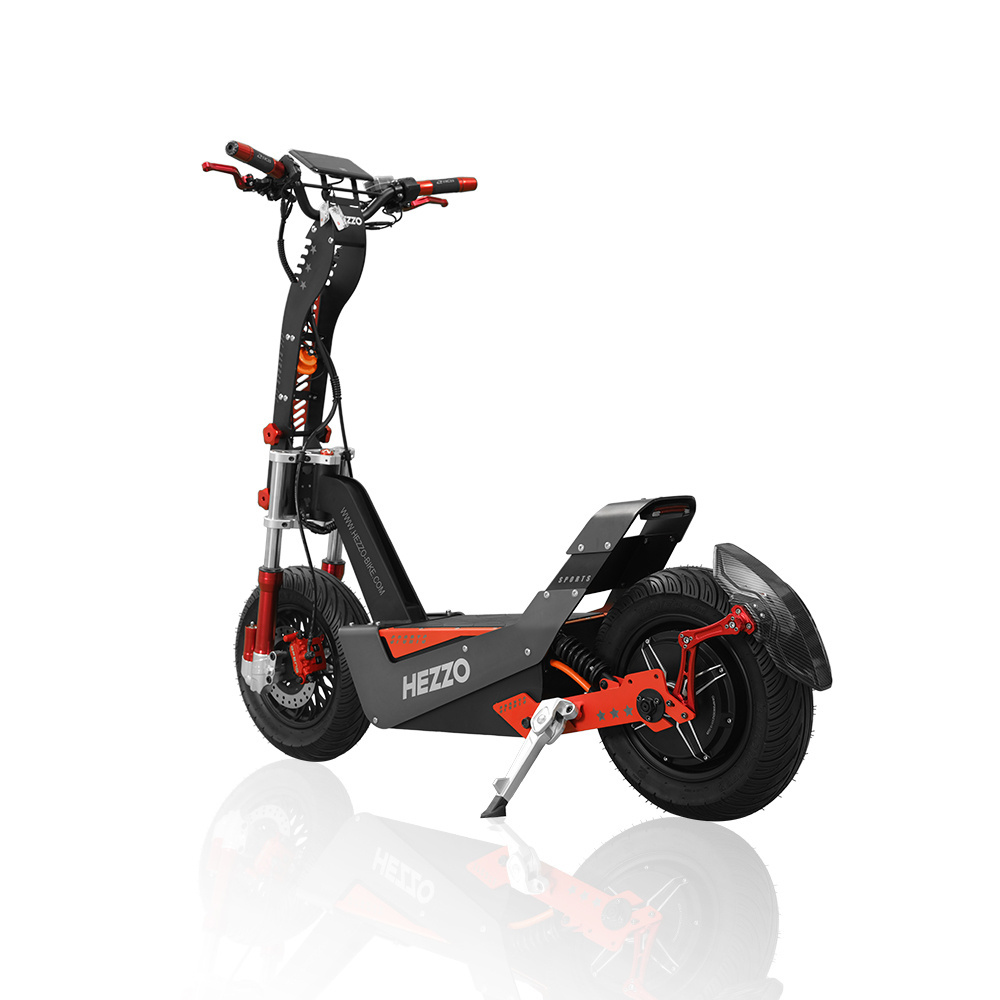 2024 HEZZO Electric Scooter F8 50Ah Lithium Battery 100km/h LCD 16'' Fat Tire 72V 8000W NFC Fast Off Road Escooter