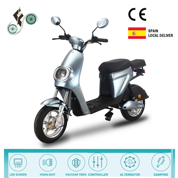 2024 Wholesale Cheap Electric Motorcycles 48V 350W E Motorcycle Scooter For Lady 20Ah Long Range City Electric Moped Bike