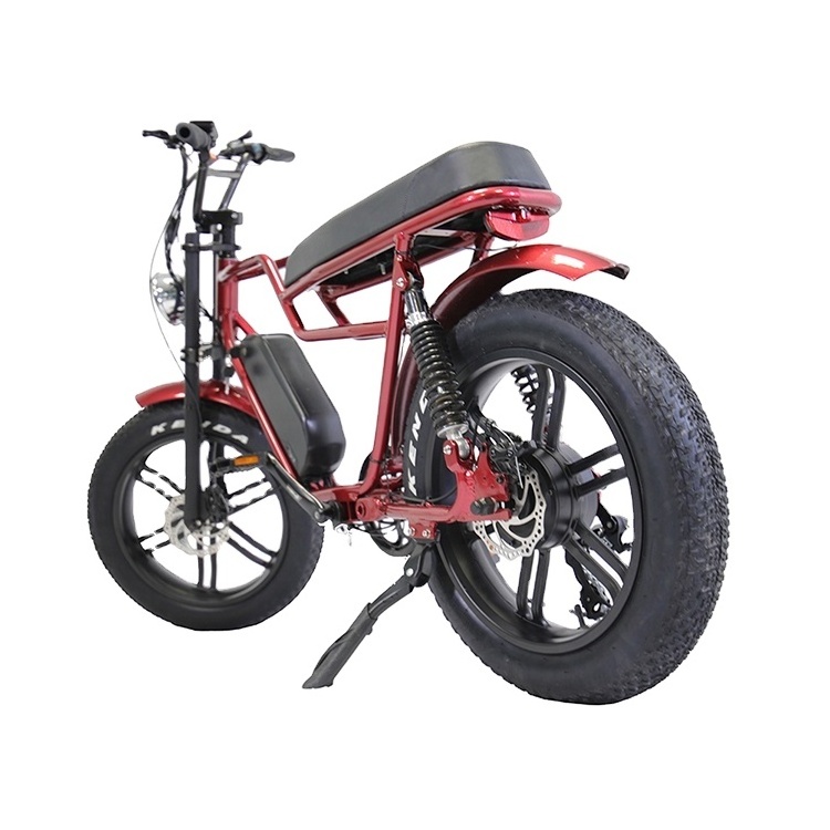 Comfortable Seat 20inch Super Electric Bike/ Pedal Assisted Cruiser Vintage Chopper Electric Bicycle