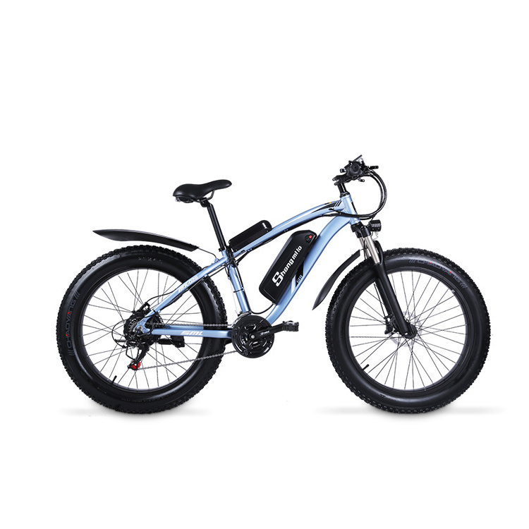 SHENGMILO Full Suspension 48v 1000w Adult Two Wheels Bicicleta Electrica Electric Dirt Bike Moped Bicycle Fat Tire E Bike Ebike