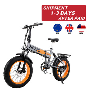 HEZZO 20 inch 48V 13AH  LG Battery FOLD Electric Bicycle 500W Alu Alloy 7 Speed Disc Brake  Fat Tire off road moped urban Ebike